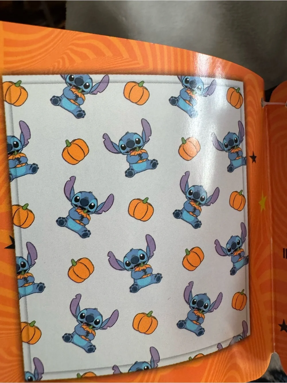 Disney Stitch AUTUMN Plush Throw Blanket with pumpkins - NWT